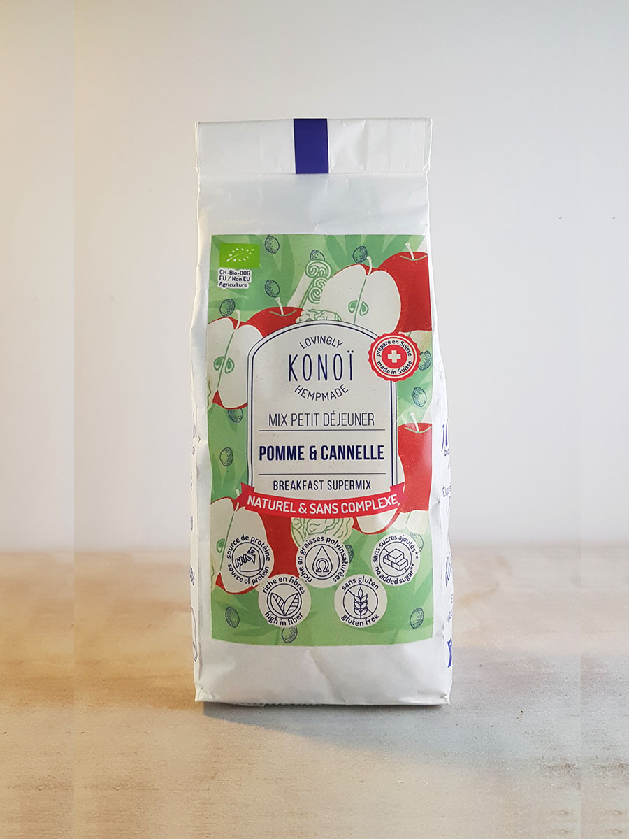 Gluten-free and organic certified Muesli Mix packaging